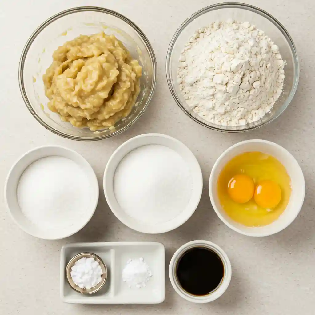 Ingredients banana bread recipe gluten free
