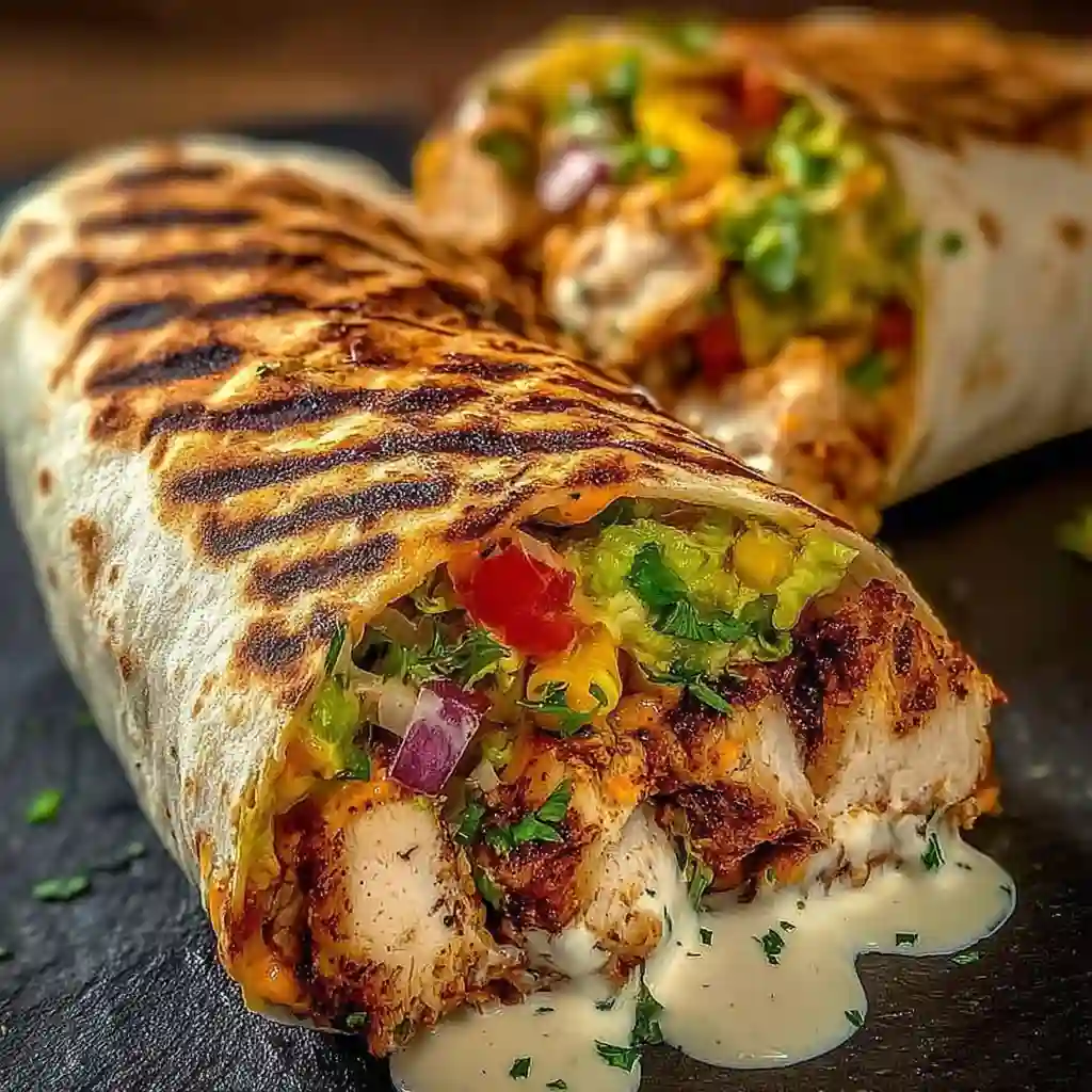 Grilling marinated chicken strips on a cast iron pan with char marks.