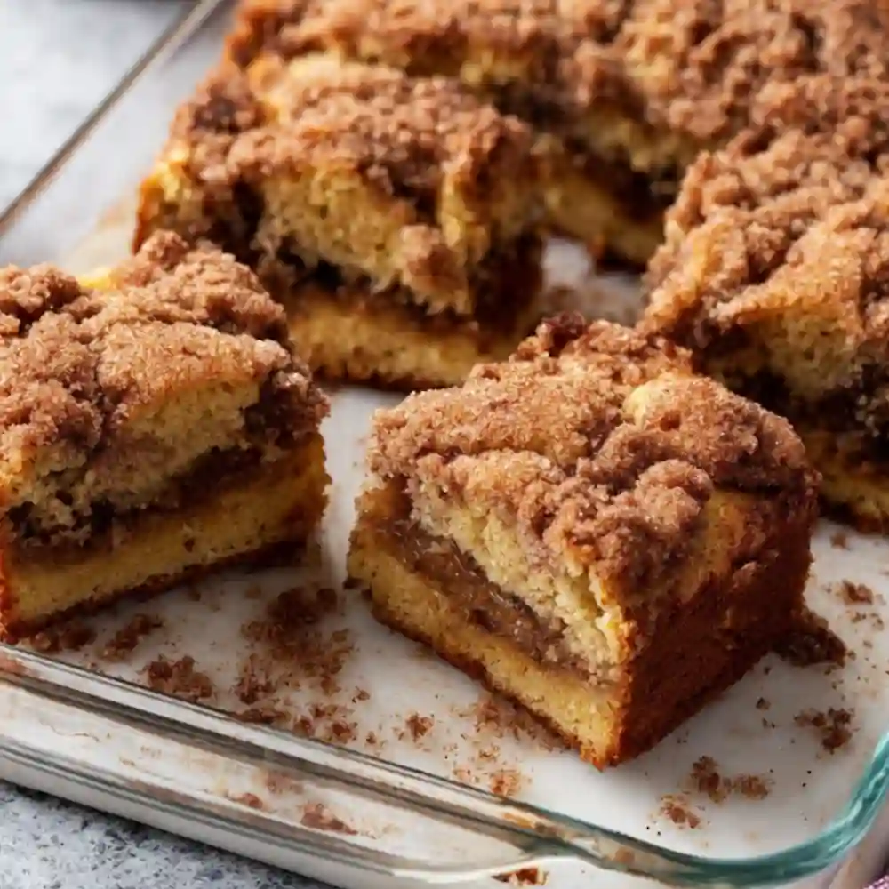 Baking ingredients including gluten-free flour, eggs, and cinnamon on a counter.
